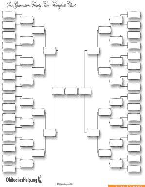 18 Printable Family Tree Chart Template Forms - Fillable Samples in PDF ...