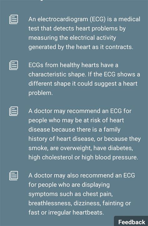 When a person suffers from chest pain the immediately takes an ecg ...