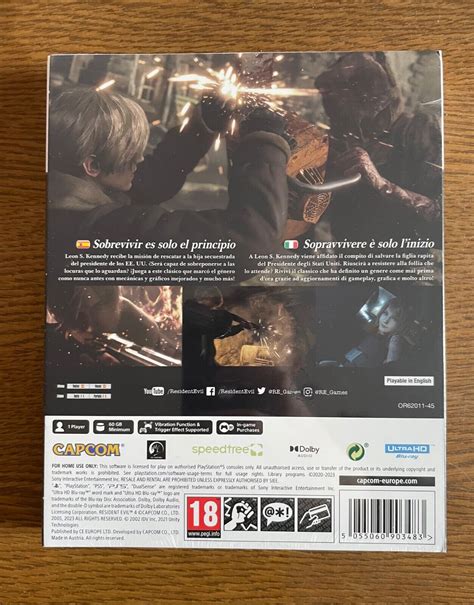 Resident Evil 4 Remake Steelbook Limited Edition India | Ubuy