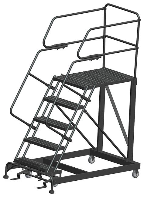 BALLYMORE, 4.2 ft Platform Ht - Max, 36 in x 36 in, Mobile Work ...