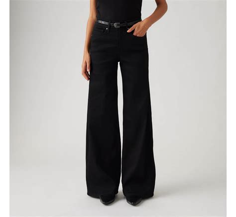 318™ Shaping Wide Leg Jeans - Black | Levi's® NL