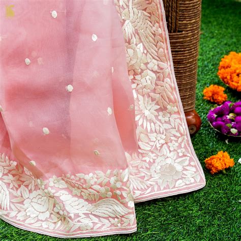 Parsi Gara Pure Organza Saree – Khinkhwab