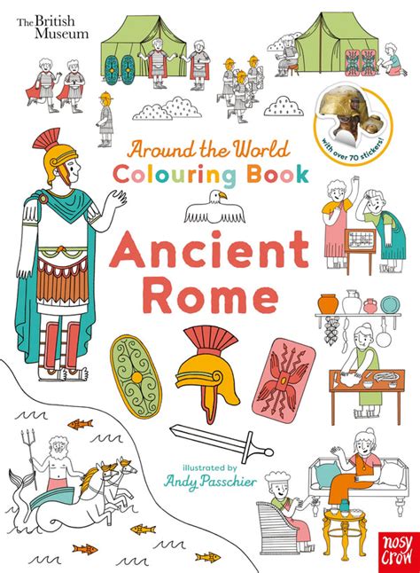 British Museum: Around The World Colouring: Ancient Rome | Crow, Nosy ...