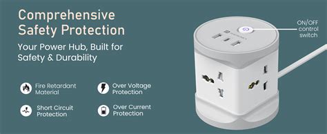 Portronics Power Plate 9 Pro, 2500W 7-in-1 Desktop Charging Station ...
