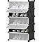 AYSIS DIY Shoe Rack Organizer/Multi-Purpose Plastic 5 Layers Portable ...