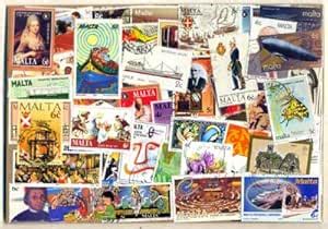 Buy ISC~ Malta Stamps, 100 Different Used Stamps, Genuine Postage ...