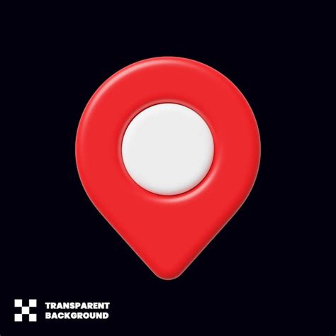 Location pin map icon 3d | Premium PSD