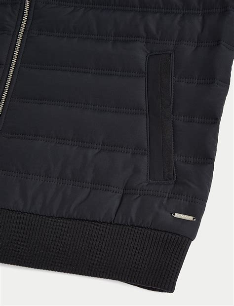 Buy Cotton Blend Quilted Gilet at Marks & Spencer