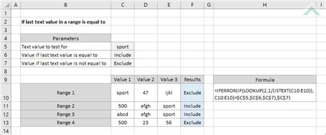 Excel If Text Equal Output 的图像结果