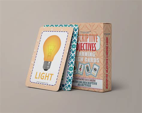 Descriptive Word Cards 的图像结果