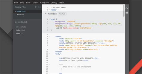 Brackets Editor Tutorial 的图像结果