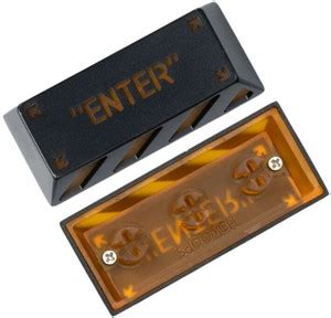 Keychron Enter Aluminum Alloy Artisan Keycap-Black Desktop Keyboard ...