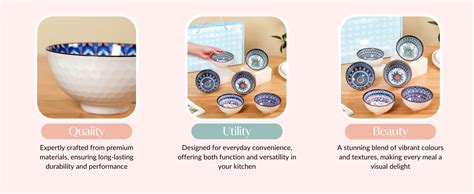 Nestasia Ceramic Mandala Snack Bowls Set of 6 (300 ml Each ...