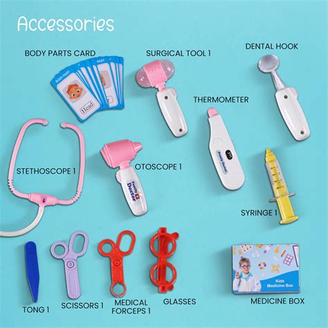 Baybee Doc-in-a-Box 3 in 1 Portable Pretend Play Doctor Set – Baybee India