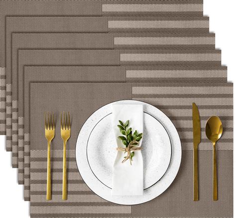 Buy P-Plus International Dining Mats Set of 6 Table Mat for Dining ...