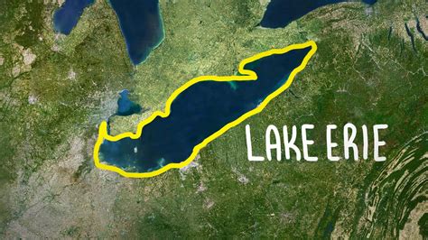 Download Lake Erie Map | Wallpapers.com