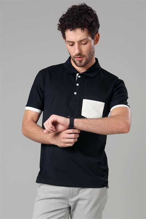 Exclusive Navy Blue Smart Polo T-Shirt For Men – neofaa.com