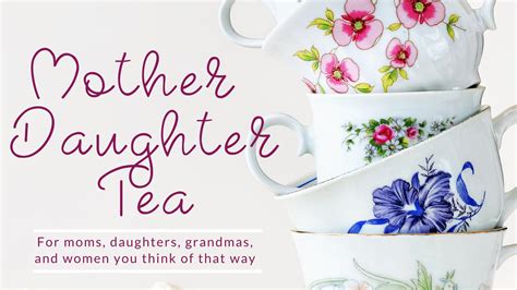 Mother & Daughter Tea Ticket — GFWC Orange Park Woman's Club