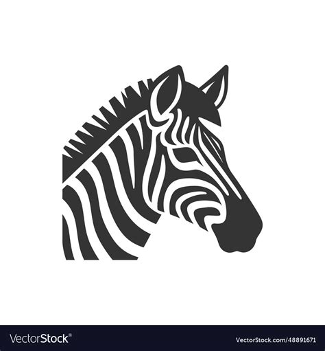 Zebra icon Royalty Free Vector Image - VectorStock