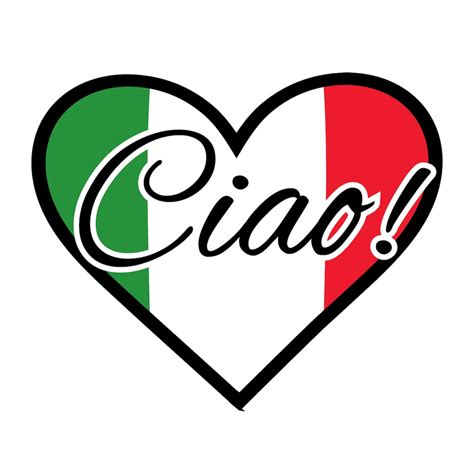 Italian Download, Ciao, Italy, Italian Flag, Heart, Instant Download ...