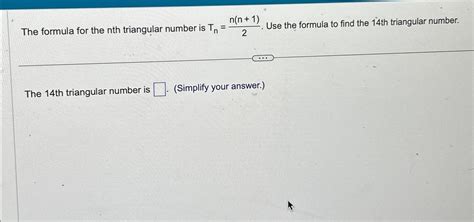 The Fourth Triangular Number 的图像结果