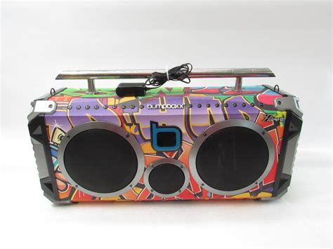 Bumpboxx Flare 8 Retro Boombox Bluetooth Speaker
