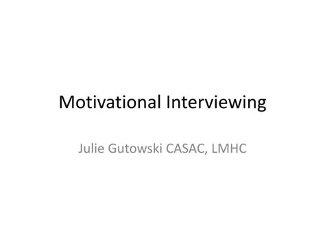 Image result for Motivational Interviewing PowerPoint