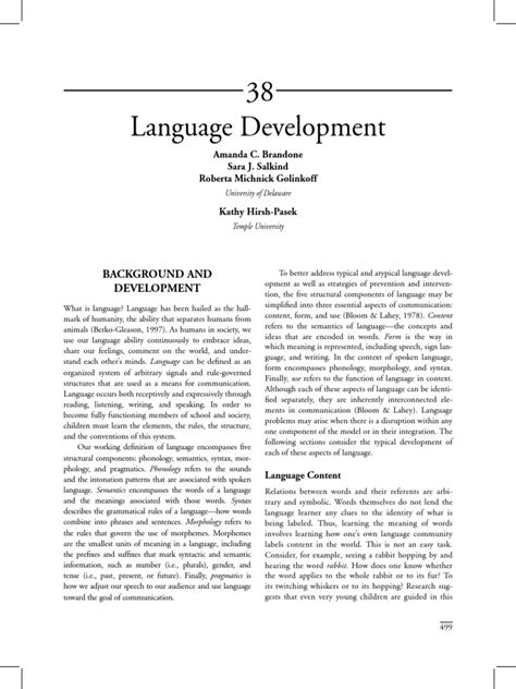 Image result for Language Development PDF