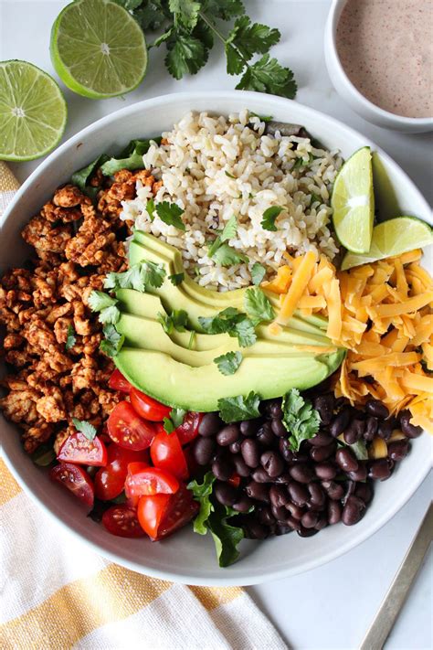 Easy Healthy Taco Rice Bowl - The Balanced Nutritionist