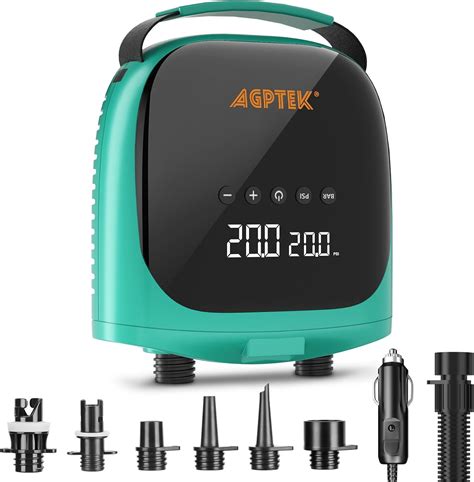 AGPTEK Paddle Board Pump Electric Sup Air Pump 20PSI India | Ubuy