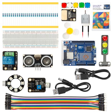 RockBee UNO R4 WiFi Kit, Uno R4 WiFi Motherboard Supports All Kinds of ...