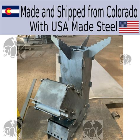 Rocket Stove USA-Made Self-Feeding Model - | Ubuy India