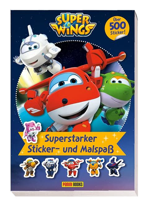 Amazon.in: Buy Super Wings: Superstarker Sticker- und Malspaß: über 500 ...