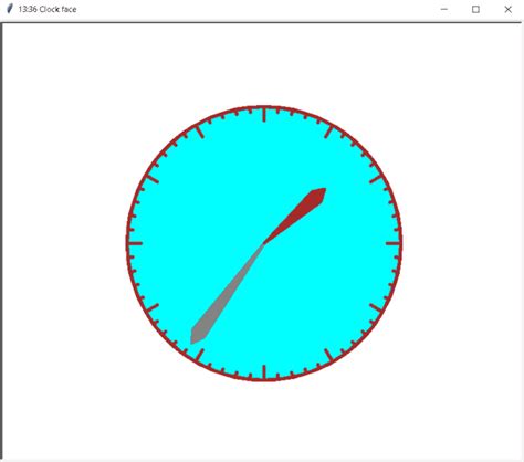 Python Draw Clock 的图像结果