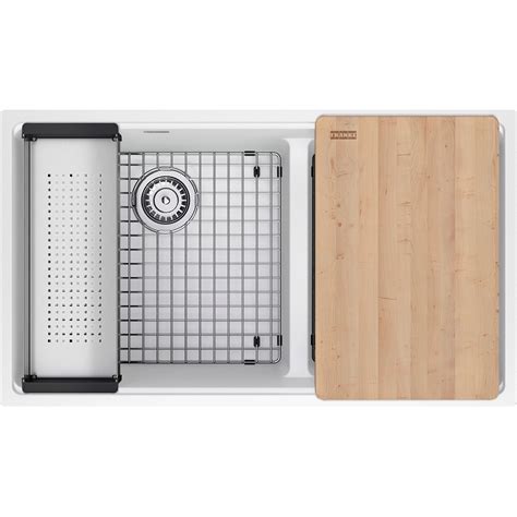 FRANKE Maris Workcenter MAG1601812LD-PWT-WKC Fragranite Kitchen Sink