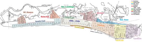 Map Of Ocean City Nj | Color 2018