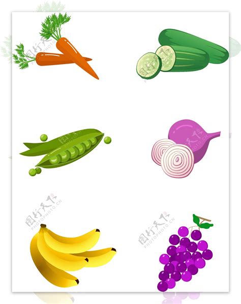 素菜原創AI矢量蔬菜水果設計元素綠色健康图片素材-编号32192452-图行天下