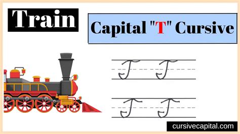 How to Write Capital T in Cursive? (Capital Cursive T)