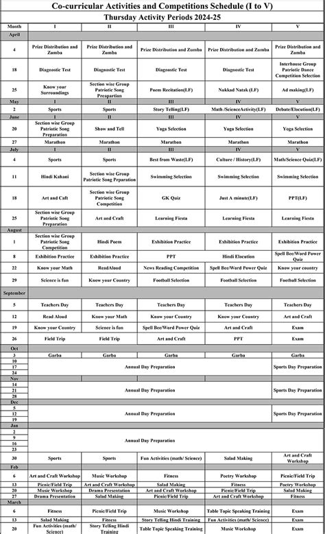 Academic Schedule 2022-23 - AMNS International School