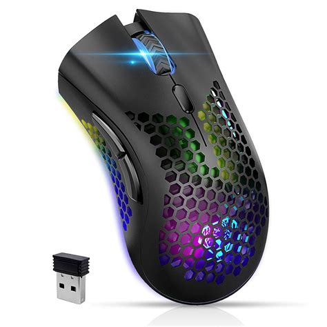 Buy VEGCOO Wireless Gaming Mouse, Silent Click Gaming Mouse Wireless ...