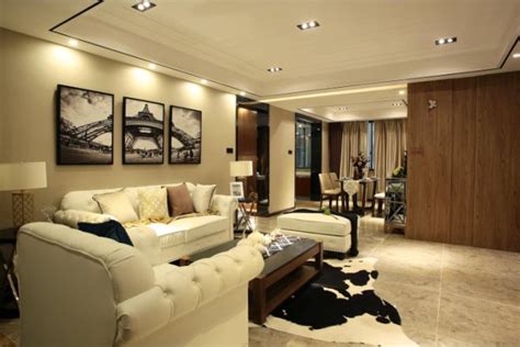 128平米三室两厅美式风格装修，轻奢优雅，真美！-模范家装修网