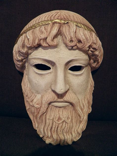 Ancient Greek Theatre Tragedy Mask