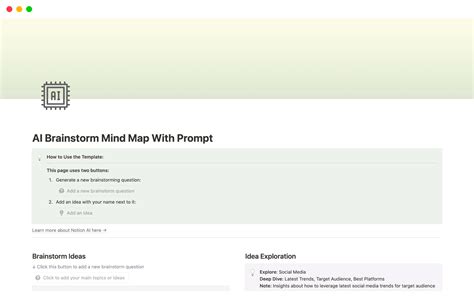 Brainstorming with upvotes Template by Notion | Notion Marketplace