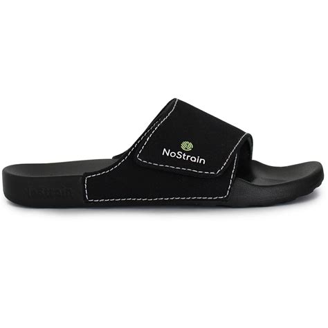 Womens Black Sliders - Midnight Black Formal Sliders for Women