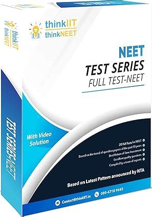 Buy thinkIIT NEET 20 Full Syllabus Tests Series: New Pattern 2024 as ...