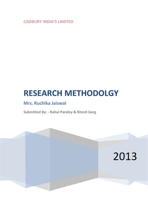 Pr - PROJECT OF MBA - Master of Business Administration - Studocu