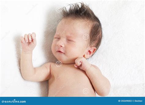 Cute newborn baby boy stock image. Image of child, newborn - 35549003