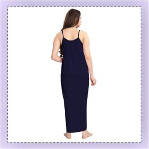 AV2 Women's Cotton Solid Maxi Nighty (5044EF_Beige_Free Size) : Amazon ...