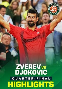 Zverev vs Djokovic - Quarter-final - Highlights - 4 Jun 2025 Watch Live ...