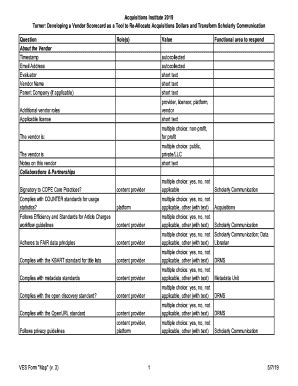 Fillable Online scholarworks umass VES Form V3 Map Fax Email Print ...